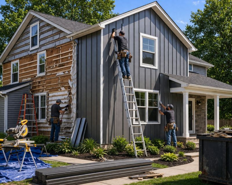 Damaged Siding Replacement in Danbury, CT