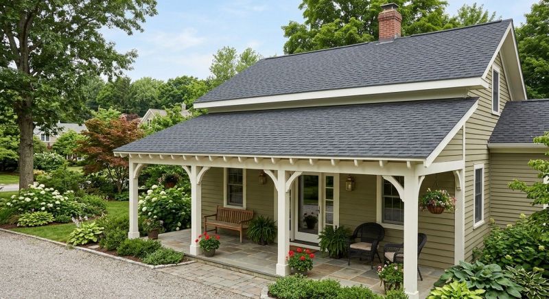 Porch Roofing Installation in Manchester, NH